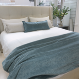 Piecera Acolchada Terciopelo Abelia Denim