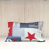 Funda Patch Azul 60 x 40 cm