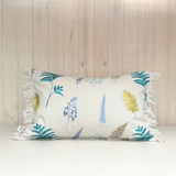 Funda Helechos Celeste 60 x 40 cm