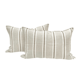 Par de Fundas Lino Arrecife Beige