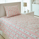 Funda de Plumón Floral Stripe Duckegg