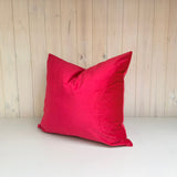 Funda de Cojín Terciopelo Alaska Scarlet
