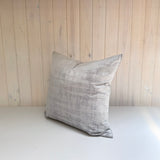 Funda Cojín Terciopelo Dakota Gris