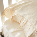 Set de Sábana Frill Crema
