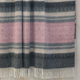 Manta Alpaca Greca Rosada