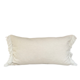 Funda de Cojín Lunar Crudo Fleco 60 x 40 cm