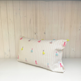 Funda de Cojín Pompones