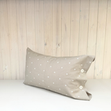 Funda de Cojín Estrellita Beige 60 x 40 cm.