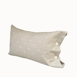 Funda de Cojín Estrellita Beige 60 x 40 cm.