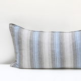 Funda Cojín Lino Amalfi Azúl  90 x 45 cm