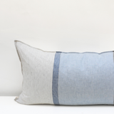 Funda Cojín lino Firenze Celeste 90 x 45 cm