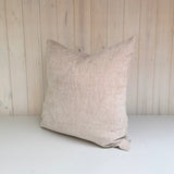 Funda Cojín Terciopelo Beige