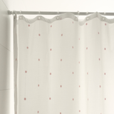 Cortina De Baño Micaela Lunar Rosa