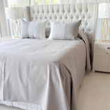 Cubrecama Troya Beige