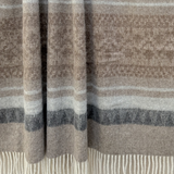 Manta Alpaca Greca Camel