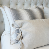 Par de Fundas Lino Amalfi Gris