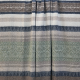 Manta Alpaca Greca Verde