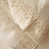 Set de Sábana Crochet Crema