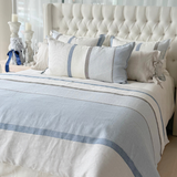 Funda Cojín lino Firenze Celeste