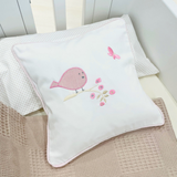 Cojín Oiseaux Rosa