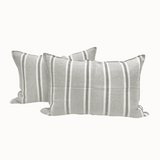 Par de Fundas Lino Arrecife Gris