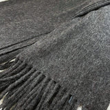 Manta Alpaca Clásica Negra