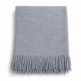 Manta Alpaca Gris Plata