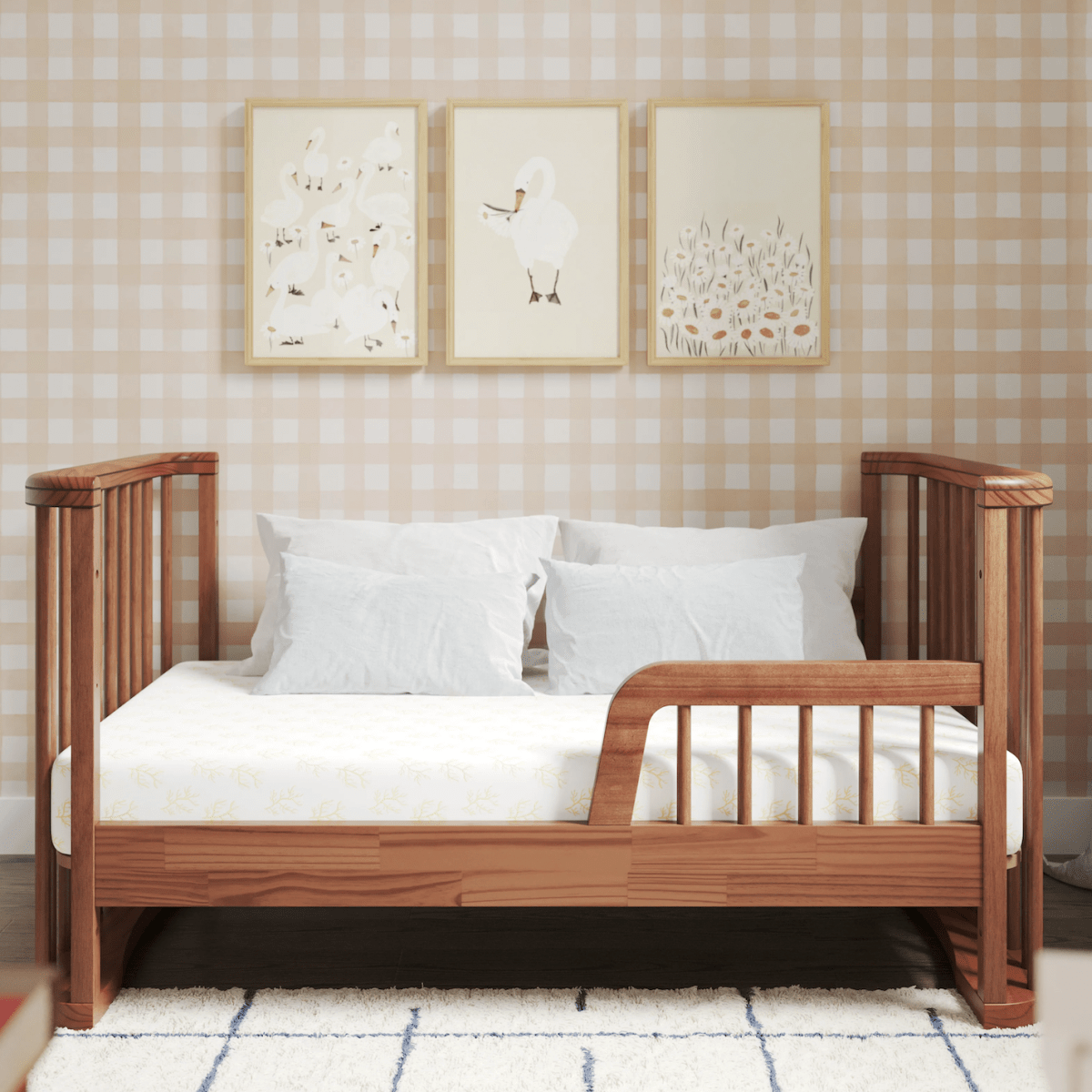 mini cama madera