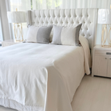 cubrecama blanco King